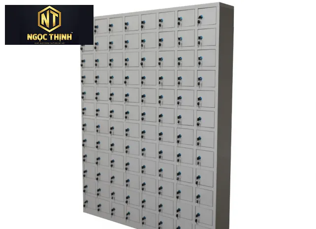 Tủ điện thoại 96 ngăn 8 khoang cánh sắt